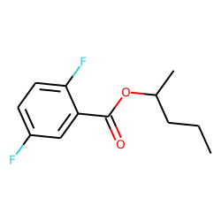 2,5-Difluorobenzoic acid, 2-pentyl ester