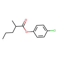 2-Methylvaleric acid, 4-chlorophenyl ester