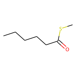 Hexanethioic acid, S-methyl ester