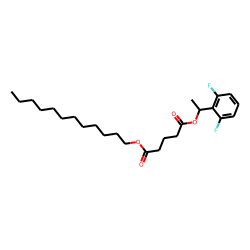 Glutaric acid, 1-(2,6-difluorophenyl)ethyl dodecyl ester