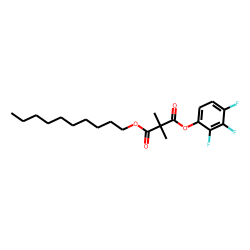Dimethylmalonic acid, decyl 2,3,4-trifluorophenyl ester