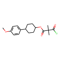 Dimethylmalonic acid, monochloride, 4-(4-methoxyphenyl)cyclohexyl ester