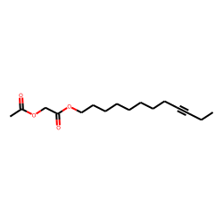 Acetoxyacetic acid, dodec-9-ynyl ester