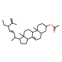 7,22,25-Stigmastatrienol acetate, 24-«beta»