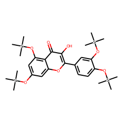 Quercetin, 5,7,3',4'-tetra-TMS