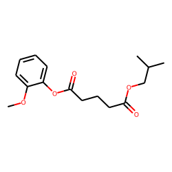 Glutaric acid, isobutyl 2-methoxyphenyl ester