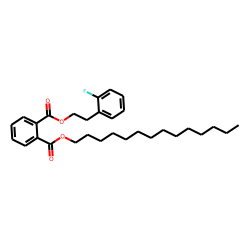Phthalic acid, 2-(2-fluorophenyl)ethyl tetradecyl ester