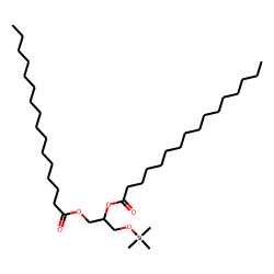 Hexadecanoic acid, 1-[[(trimethylsilyl)oxy]methyl]-1,2-ethanediyl ester