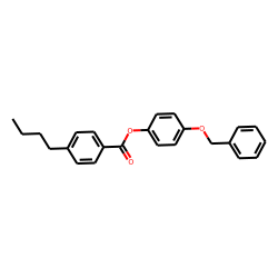 4-Butylbenzoic acid, 4-benzyloxyphenyl ester