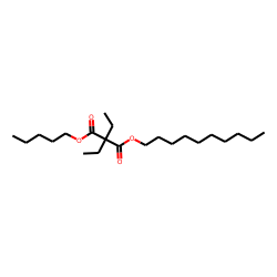 Diethylmalonic acid, decyl pentyl ester