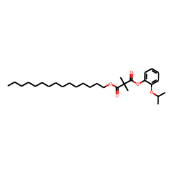 Dimethylmalonic acid, 2-isopropoxyphenyl pentadecyl ester