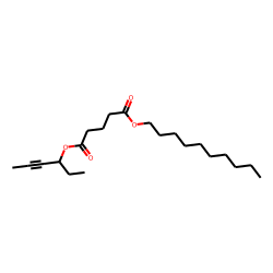 Glutaric acid, decyl hex-4-yn-3-yl ester