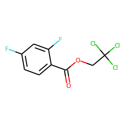 2,4-Difluorobenzoic acid, 2,2,2-trichloroethyl ester