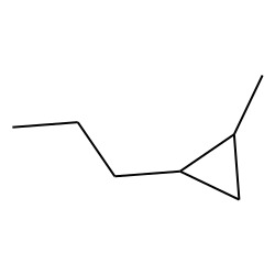trans-1-Methyl-2-propylcyclopropane