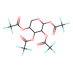 D-(-)-Ribopyranose, tetrakis(trifluoroacetate) (isomer 1)