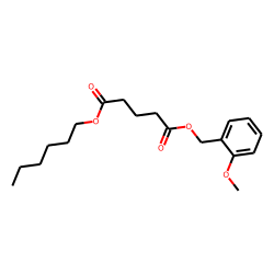 Glutaric acid, hexyl 2-methoxybenzyl ester