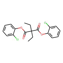Diethylmalonic acid, di(2-chlorophenyl) ester