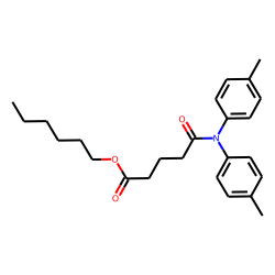 Glutaric acid, monoamide, N,N-di(4-methylphenyl)-, hexyl ester