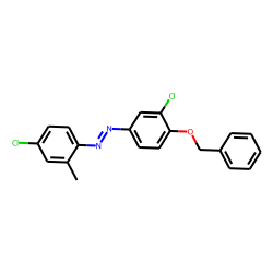 2-Methyl-3',4-dichloro-4'-benzyloxyazobezene