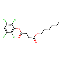 Succinic acid, hexyl 2,3,5,6-tetrachlorophenyl ester