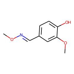 Benzaldehyde, 4-hydroxy-3-methoxy, O-methyloxime