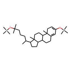 25-Hydroxy-4-cholesten-3-one, enol-bis-TMS