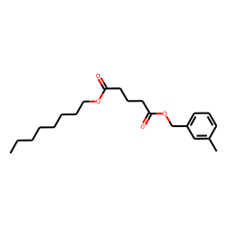 Glutaric acid, 3-methylbenzyl octyl ester