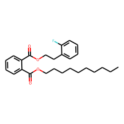 Phthalic acid, decyl 2-(2-fluorophenyl)ethyl ester