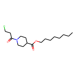 Isonipecotic acid, N-(3-chloropropionyl)-, octyl ester