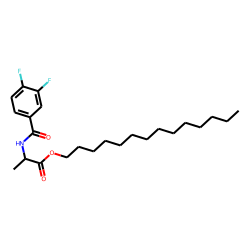 D-Alanine, N-(3,4-difluorobenzoyl)-, tetradecyl ester