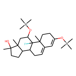 Fluoxymesterone, bis-TMS (3,5-diene)