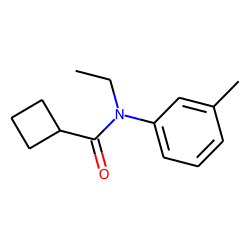 Cyclobutanecarboxamide, N-ethyl-N-(3-methylphenyl)-