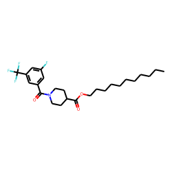 Isonipecotic acid, N-(3-fluoro-5-trifluoromethylbenzoyl)-, undecyl ester