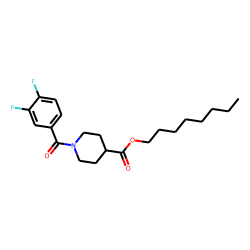 Isonipecotic acid, N-(3,4-difluorobenzoyl)-, octyl ester