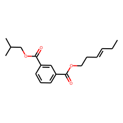 Isophthalic acid, isobutyl trans-hex-3-enyl ester