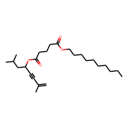 Glutaric acid, decyl 2,7-dimethyloct-5-yn-7-en-4-yl ester