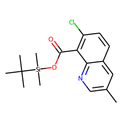 7-Chloro-3-methyl-quinoline-8-carboxylic acid, tert-butyldimethylsilyl ester