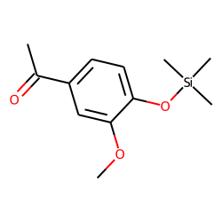 4'-Hydroxy-3'-methoxyacetophenone, trimethylsilyl ether