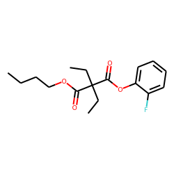 Diethylmalonic acid, butyl 2-fluorophenyl ester