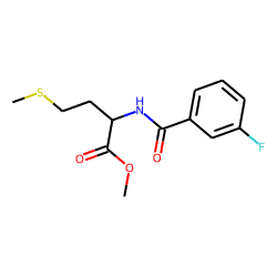 l-Methionine, N-(3-fluorobenzoyl)-, methyl ester