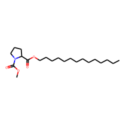 d-Proline, N-methoxycarbonyl-, tetradecyl ester