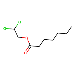 2,2-dichloroethyl heptanoate