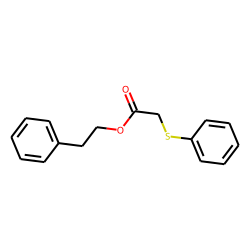 (Phenylthio)acetic acid, 2-phenylethyl ester