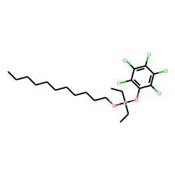 Silane, diethyl(pentachlorophenoxy)undecyloxy-