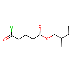 Glutaric acid, monochloride, 2-methylbutyl ester