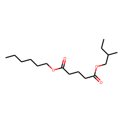 Glutaric acid, hexyl 2-methylbutyl ester