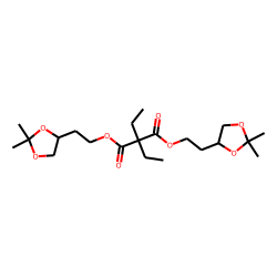 Diethylmalonic acid, di(2-(3,3-dimethyl-2,4-oxacyclopentyl)ethyl) ester