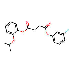 Succinic acid, 2-isopropoxyphenyl 3-fluorophenyl ester