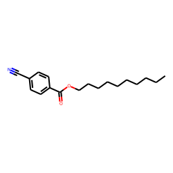4-Cyanobenzoic acid, decyl ester
