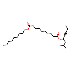 Sebacic acid, 2-methyloct-5-yn-4-yl nonyl ester